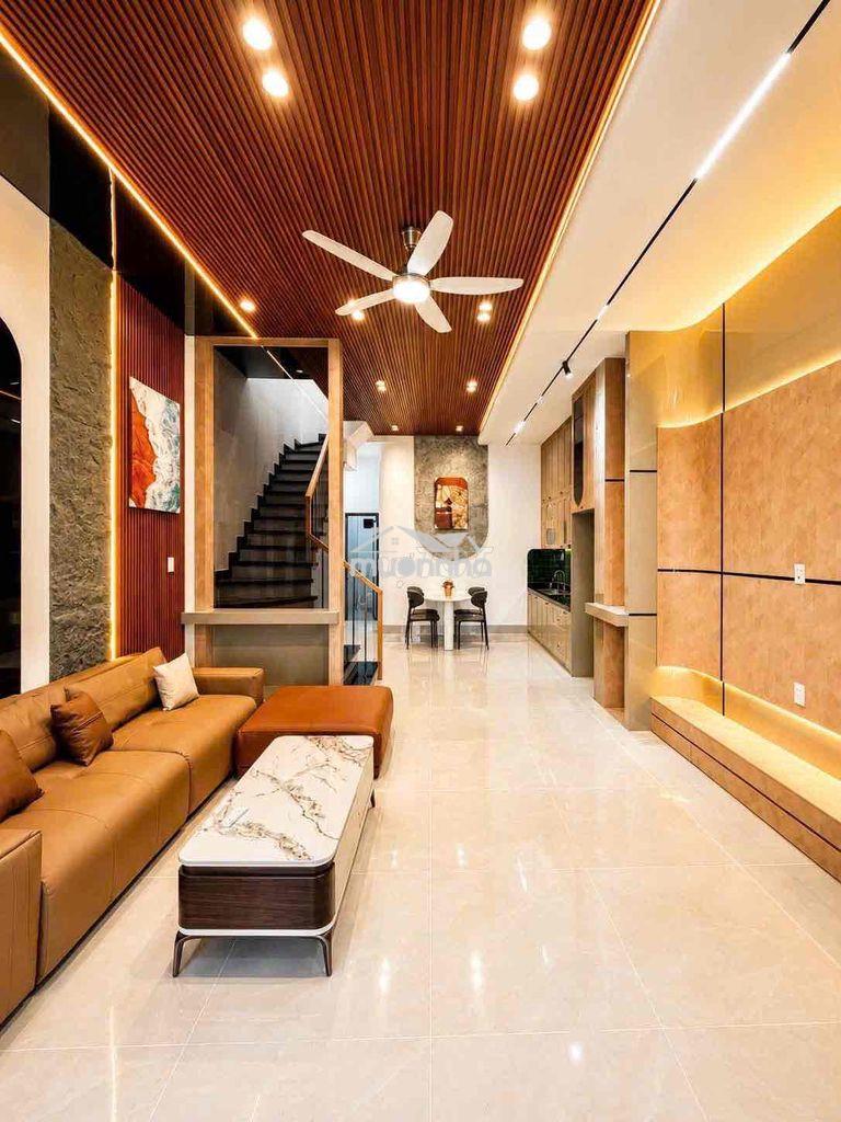 🏡 Bán nhà 1 trệt 1 lầu 4,5x23m – 3pn – sổ riêng – hẻm ô tô 6m – gần ch - 2