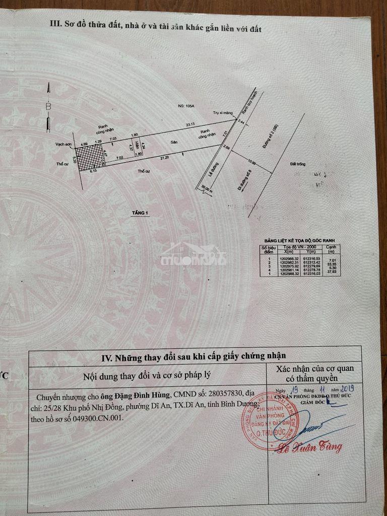 Bán rẻ nhà mặt tiền kd làng đh thủ đức đât rộng 187m2 đường rộng 32m - 2