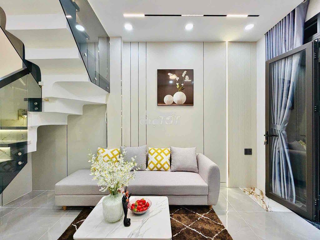 Nhà người chị vừa decor đẹp full nt, hẻm 3m phan huy ích gv, ngay th - 3