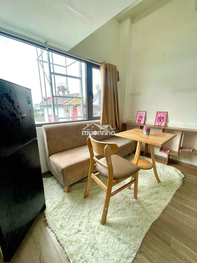 Vừa trống sẵn duplex cửa sổ trời full nội thất gần đại học nttu