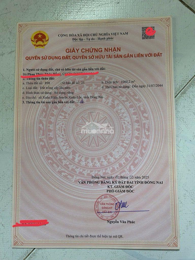 Đất mặt tiền nhựa tp đồng nai khu du lịch núi chứa chan gia lào