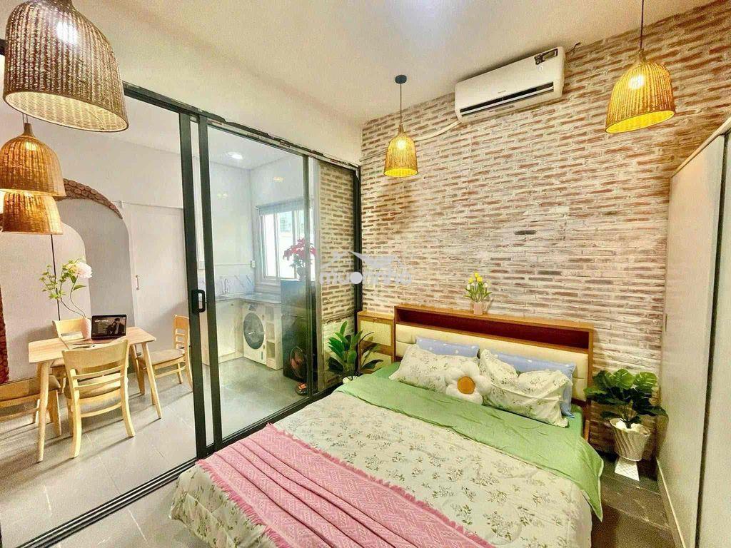 Cho thuê căn hộ tách bếp cửa sổ máy giặt riêng full nội thất tân định - Ảnh 3