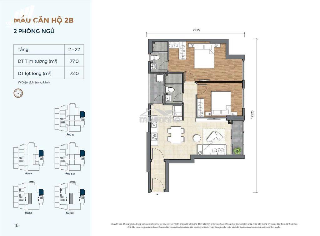 (Rẻ hơn 600tr) nhà sẵn cần bán căn góc precia 2pn 77m - 3