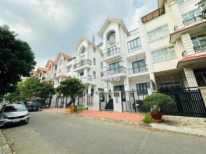 Cho thuê biêt thự liên kế him lam có thang máy dt 7.5-20 hầm 3 lầu
