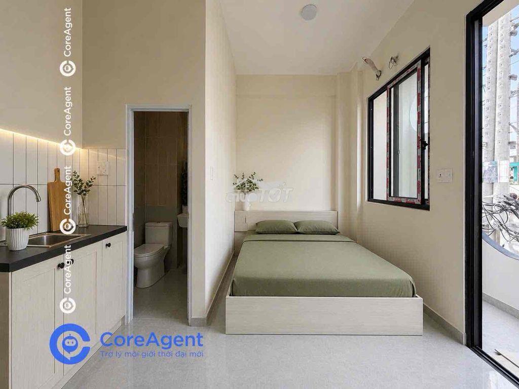 Studio bancol mới xây - full nt - ngay ngã tư bốn xã gần đh văn hiến - 2
