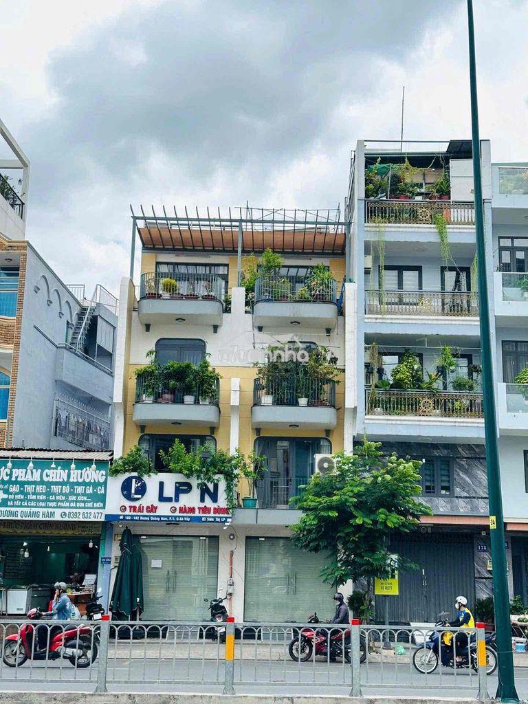 Cho thuê nhà mặt tiền dương quảng hàm gò vấp ngay ngã tư nguyễn