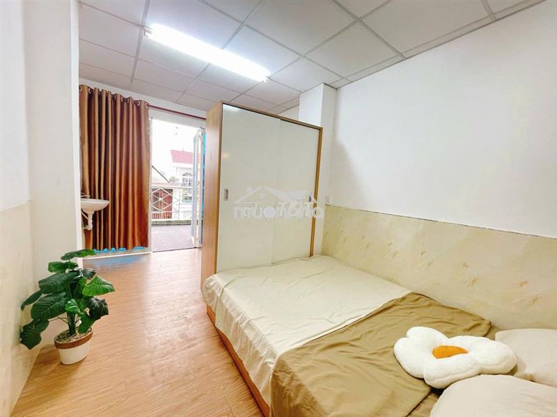 Studio ban công siêu rộng + ngay công viên cầu công lý + máy giặt riên