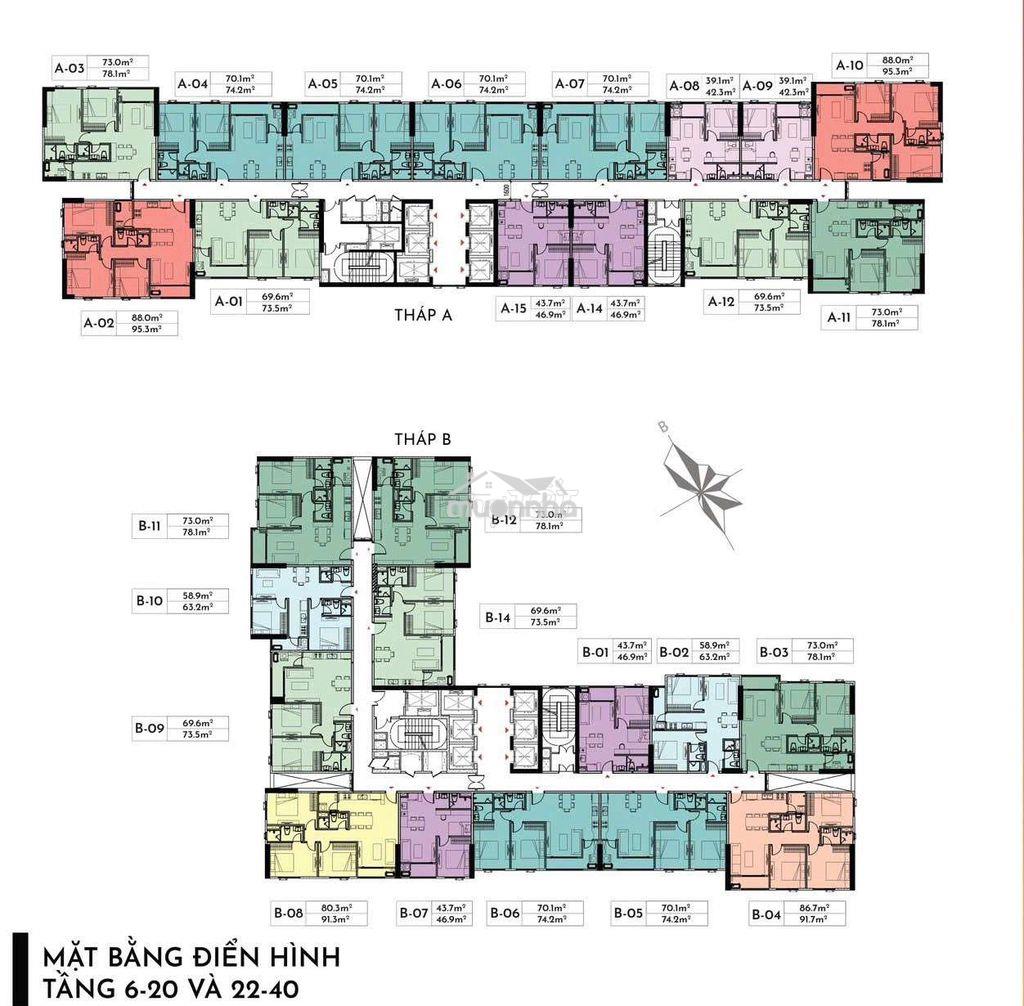 Giá bán a&t sky garden t7/2026, 1pn+ 1,75 tỷ, 2pn 2,25 tỷ, 3pn 3,35tỷ - 2