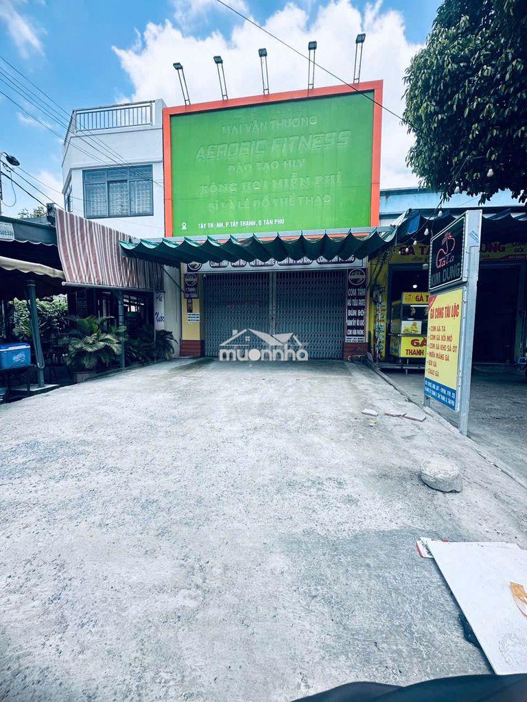 Cho thuê nhà mt tây thạnh , nhà 1 trệt trống suốt, 6,5x25m, 35tr/th
