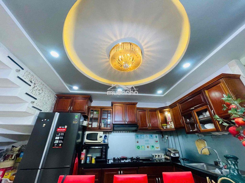 Cho thuê nhà phan văn trị  p10(4x16) lửng , 3 lầu , 5pn , 5wc - 3