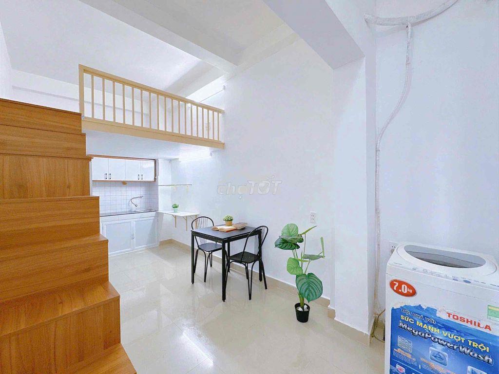 Cho thuê nhà ở dạng gác ngay trệt mặt tiền hẻm rộng ngay lê văn sỹ - 2