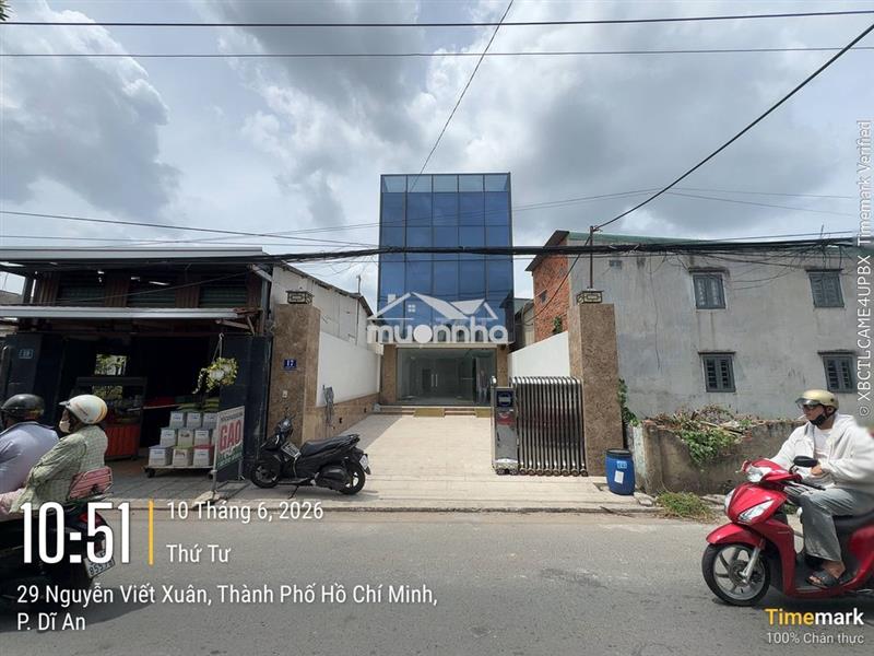 Cho thuê tòa nhà văn phòng 1 trệt - 2 tầng có thang máy tại dĩ an