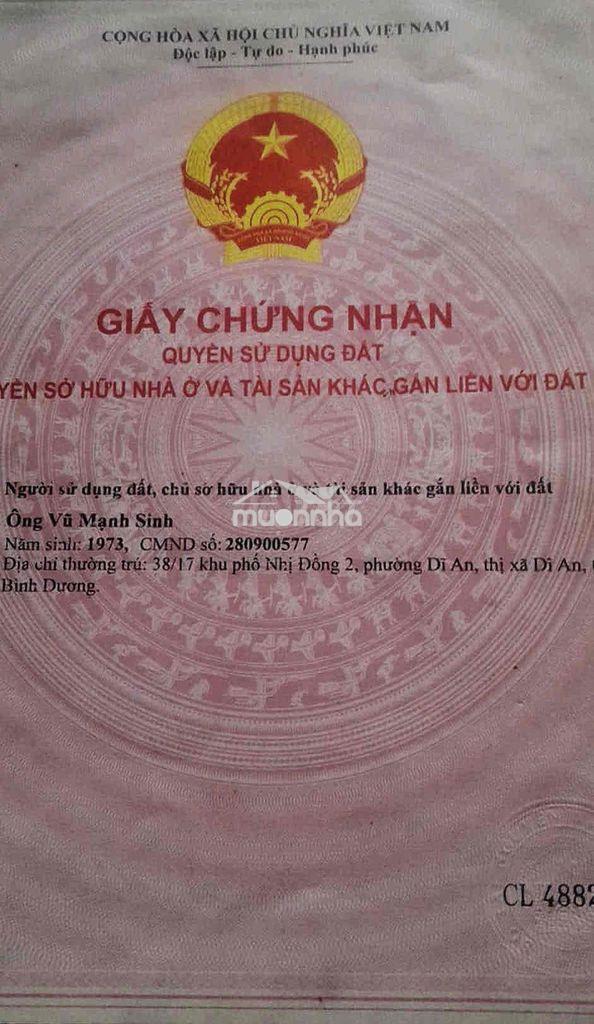 Bán nhà ở đông hoà, dĩ an, tphcm - 3