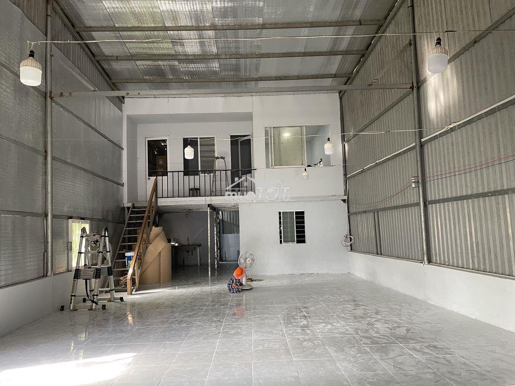 Cho thuê kho xưởng mặt tiền 8m hẻm nguyễn thị nhuần sẵn 2 phòng riêng - 2