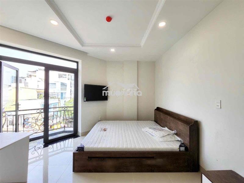 Căn hộ cho thuê ban công lớn full nội thất mới ngay lê văn sỹ, q3 xinh