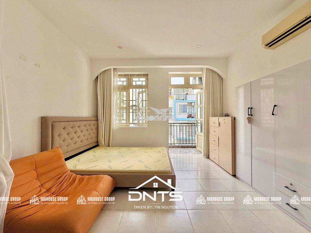 Căn hộ tách bếp balcony 35m2 full nội thất đh isb, chợ tân định - Ảnh 3