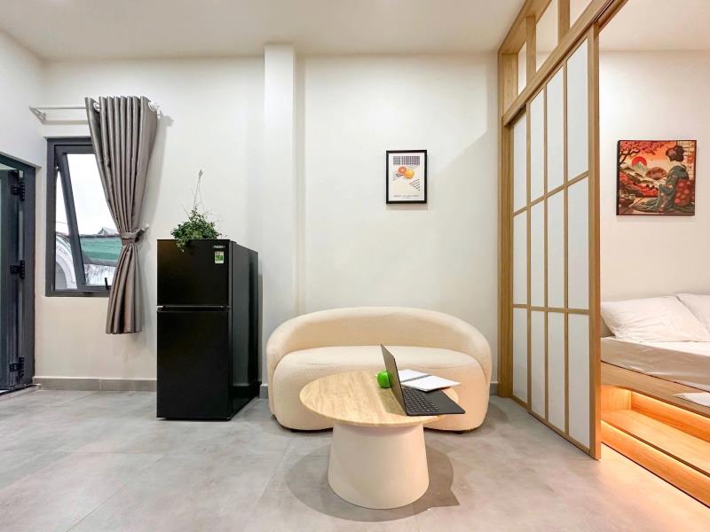 📍1pn decor cực xinh, phong cách nhật có thang máy - 2