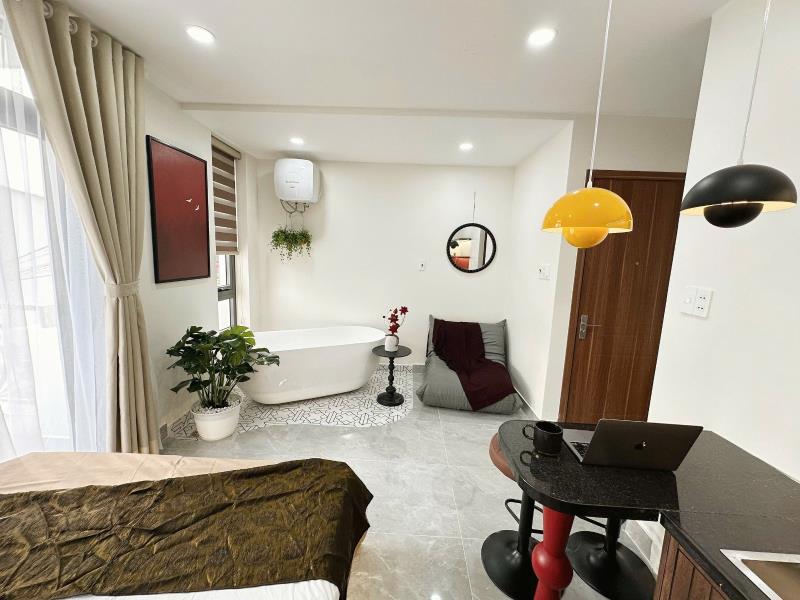 Khai trương căn hộ ban công nơ trang long, bình thạnh gần vlu, hvcb_full nội thất mới, có bồn tắm thư giãn - 3