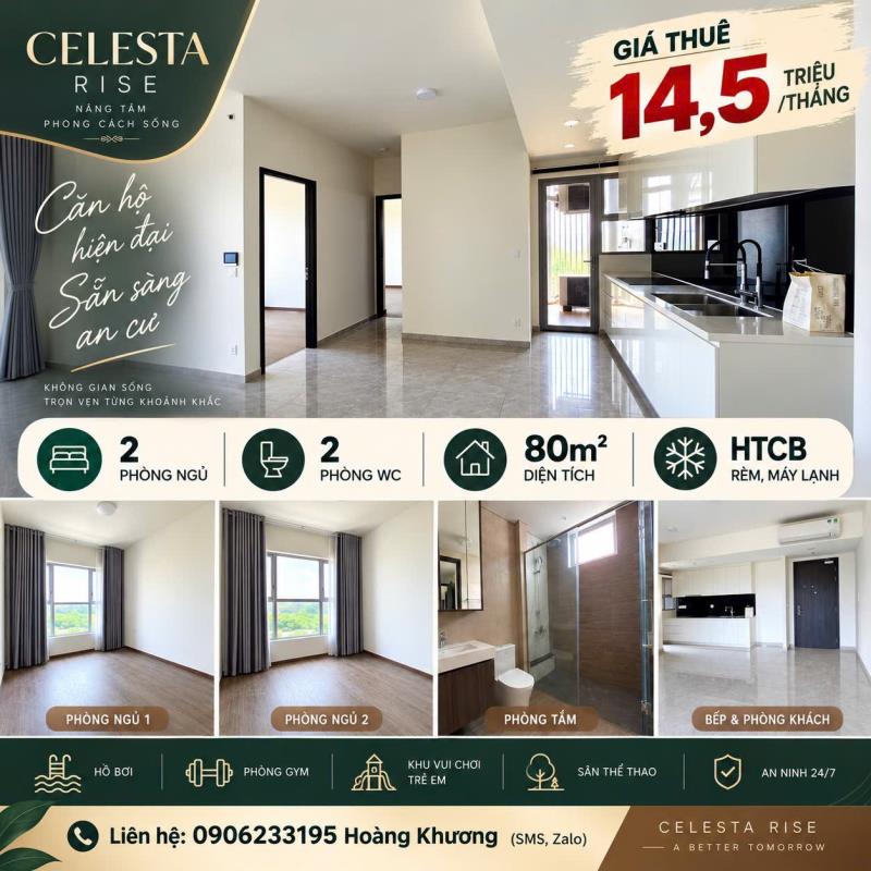 Tổng hợp nhiều căn hộ celesta rise, cho thuê gía cực tốt - lh : 0906233195 - 2