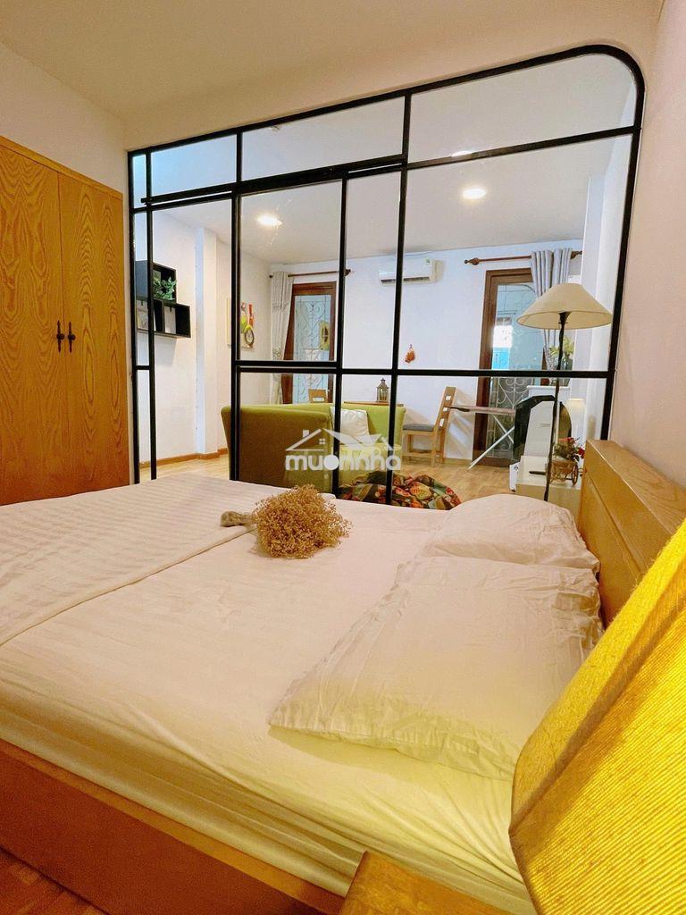 Cho thuê căn hộ gần chợ tân định, cv lê văn 8, cầu kiệu, full nt q3