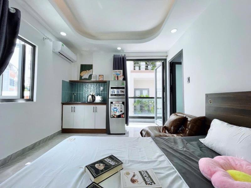 🏡 Căn hộ có ban công - 35m2 - full nội thất - gần đại học văn lang