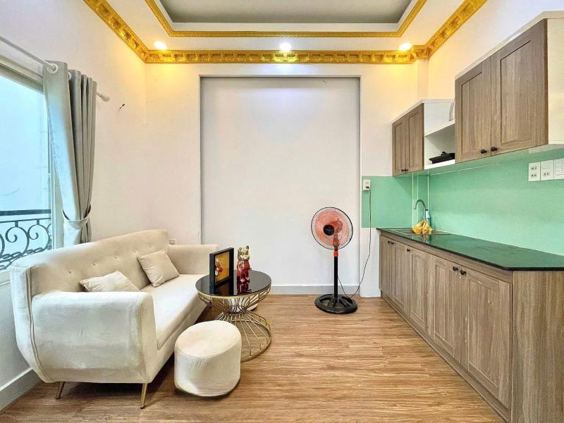 Cho thuê căn hộ ban công - tách bếp có ban công rộng rãi - thiết kế hiện đại - thoáng mát thuận tiện di chuyển q1, các quận lân cận - an ninh  - Ảnh 4