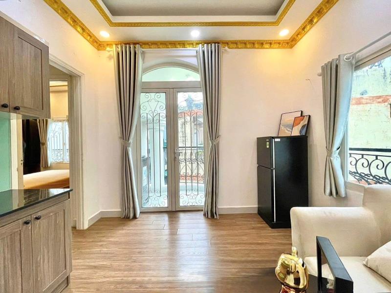 Cho thuê căn hộ ban công - tách bếp có ban công rộng rãi - thiết kế hiện đại - thoáng mát thuận tiện di chuyển q1, các quận lân cận - an ninh  - Ảnh 2