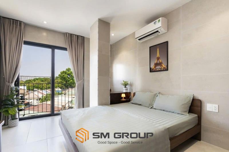 Căn hộ studio cực sáng  ban công thang máy  50m2  gần sân bay tân sơn nhất cv gia định phú nhuận