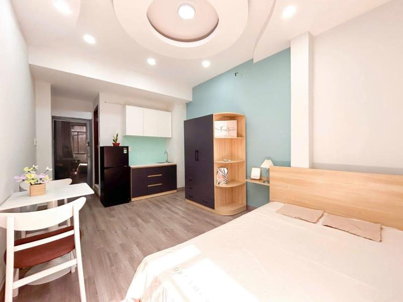 Studio bancon cửa sổ trời full nội thất tại quốc lộ 50 gần đh kinh tế ueh - Ảnh 3