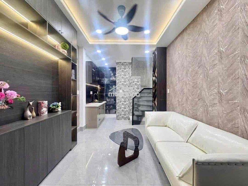 Cho thuê nhà mới đẹp full nội thất 2lầu 2pn.3wc huỳnh văn nghệ 12tr - 3