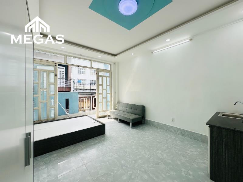 Phòng studio, ban công đường nguyễn suý tân bình, máy lạnh, kệ bếp, sofa - Ảnh 3