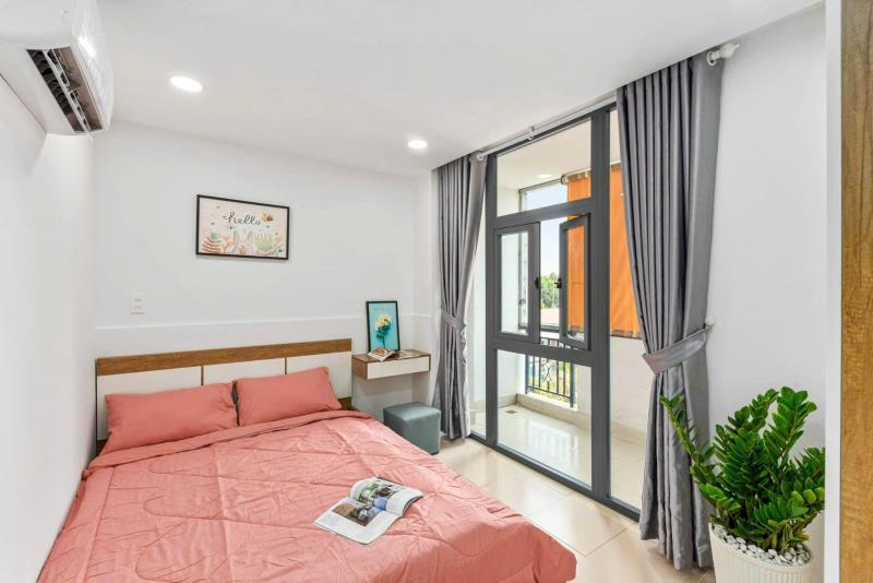 Căn hộ 1 phòng ngủ balcony mới gần lê quang định_bà chiểu_phan đăng lưu_thang máy - Ảnh 2