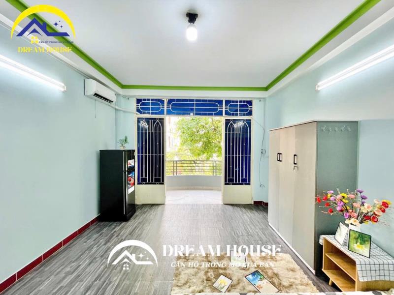 Phòng trọ dạng studio có ban công lớn thoáng, nội thất cơ bản rộng 35m2 - Ảnh 3