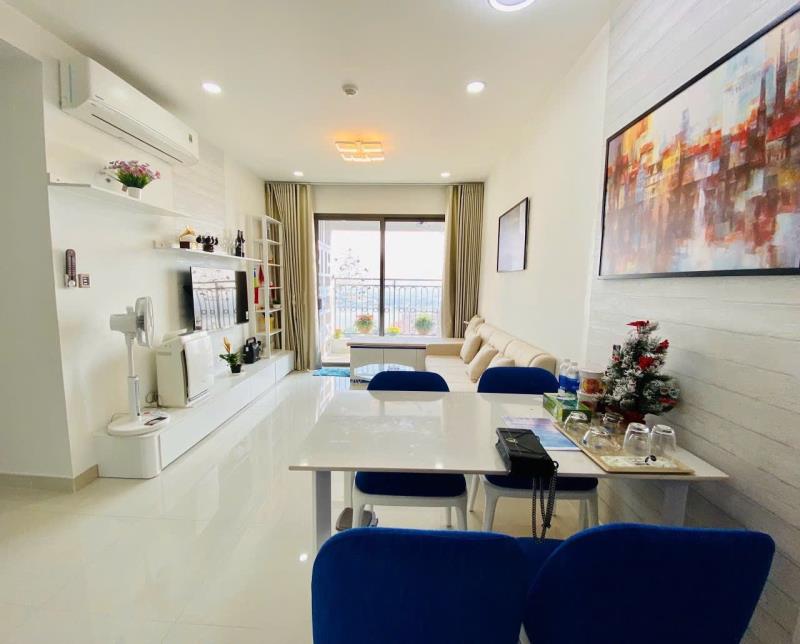 Cho thuê nhanh căn hộ cao cấp saigon asiana quận 6 - 98m² (3pn, 2wc) - nội thất hiện đại