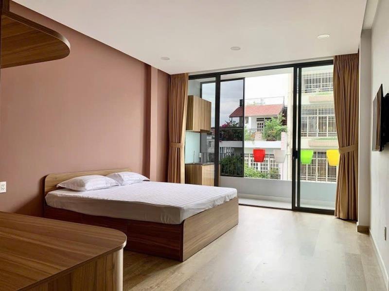 Studio tách bếp - full nội thất | mới xây ngay âu cơ, đh văn hiến 