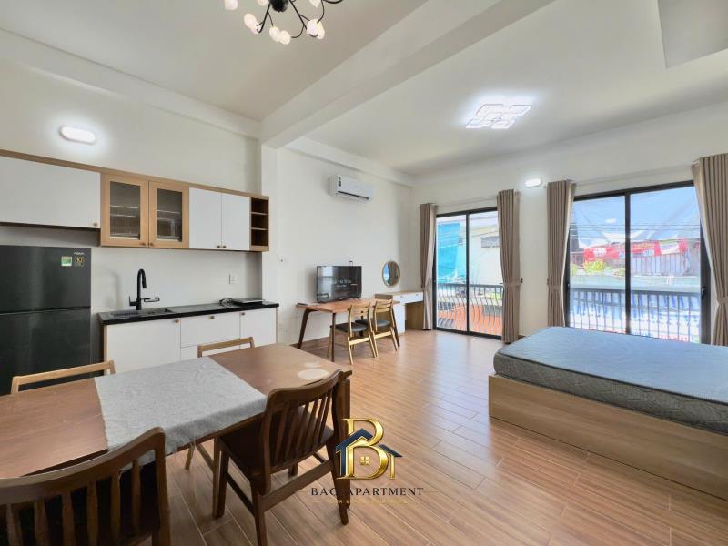 Studio 2 ban công | rộng 45m2 - full tiện nghi ngay bảy hiền - lý thường kiệt - Ảnh 2