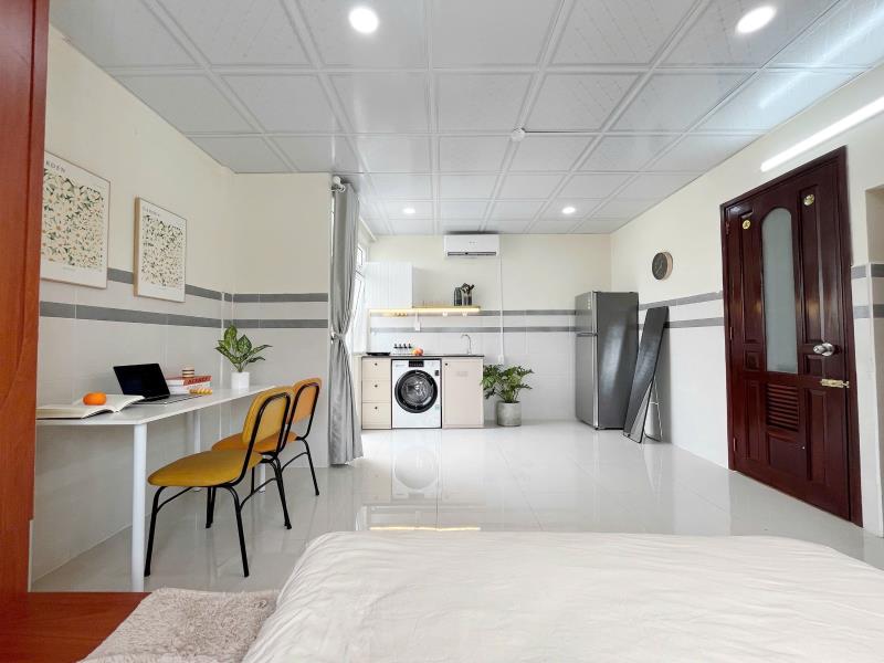 Cho thuê căn hộ 50m², thiết kế mái vòm gỗ, ban công & máy giặt riêng – đặng thùy trâm, bình thạnh | gần vlu & phạm văn đồng - Ảnh 3