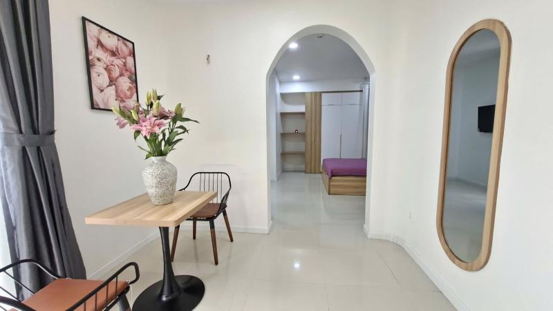 🏠  Studio tách bếp gần sân bay tsn – tone hồng cánh sen  🌸 - Ảnh 2