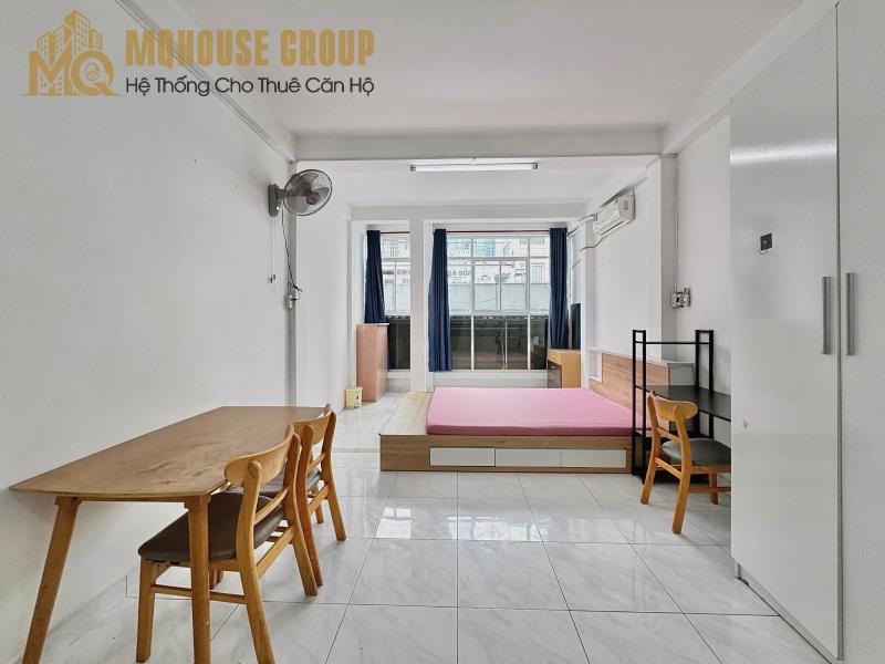 Studio siêu rộng - bùi đình tuý, bình thạnh - mặt tiền đường khu ẩm thực, trung tâm bình thạnh