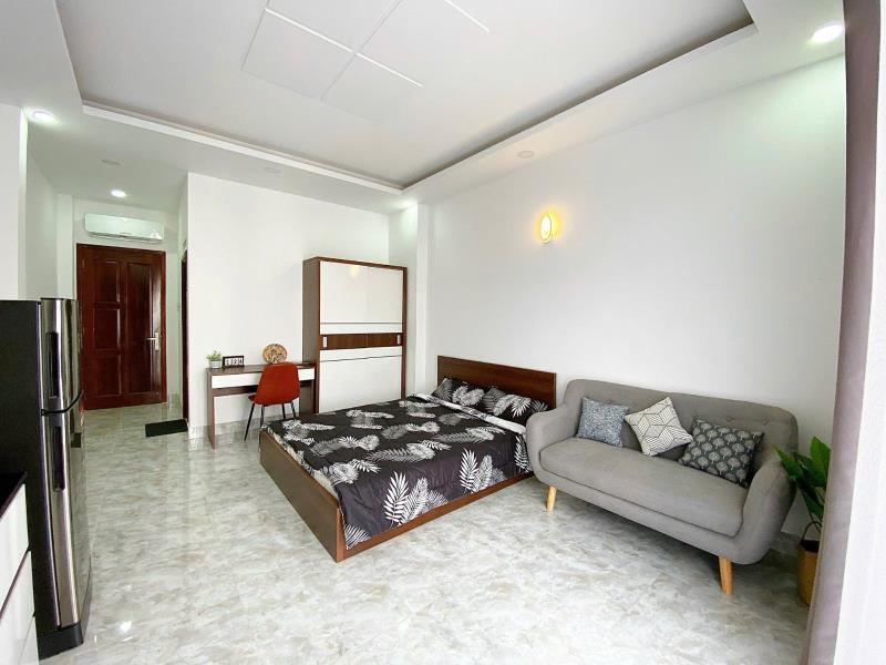 Cho thuê căn hộ rộng 40m2 ban công, bình thạnh gần chợ bà chiểu, phan đăng lưu - Ảnh 3