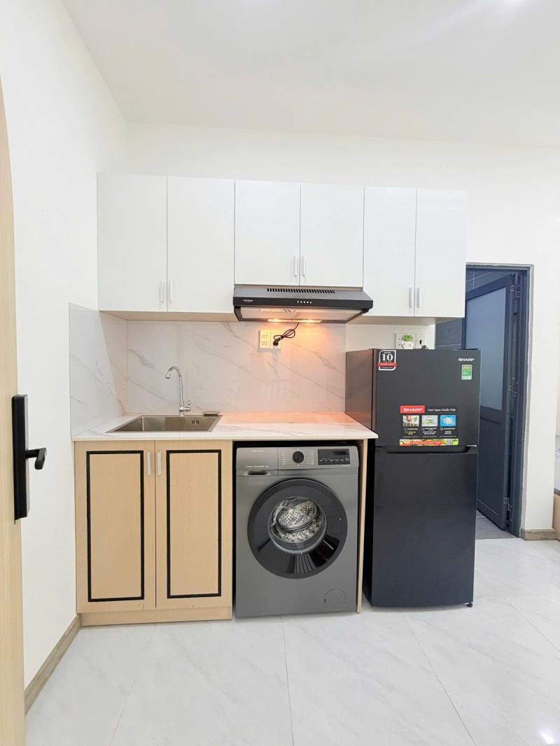 Cho thuê căn hộ 1pn cửa sổ lớn quận bình thạnh, sát bên q1 - gần hutech, ngoại thương, văn lang - Ảnh 4
