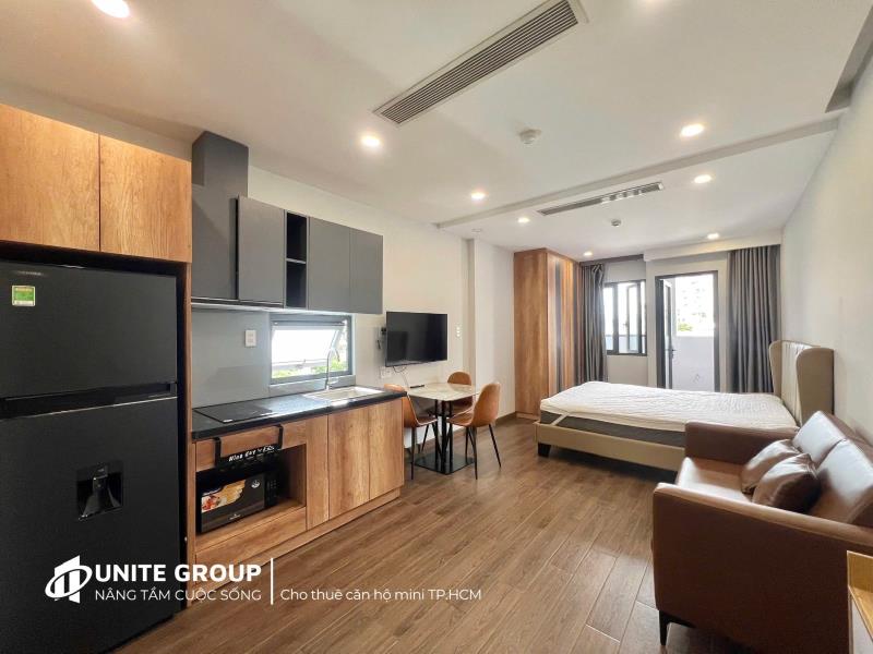 Cho thuê căn hộ studio có ban công cao cấp gần ngã 4 thủ thiêm, quận bình thạnh - Ảnh 4