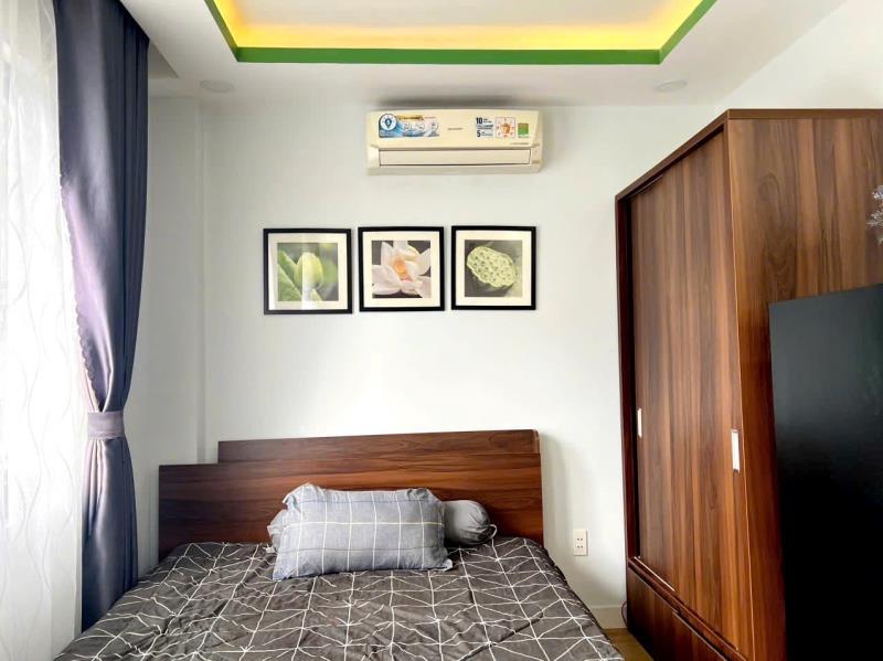 Trống sẵn căn hộ ban công full nội thất cao cấp ngay an ninh ngay đinh bộ lĩnh gần ngã tư hàng xanh giáp quận 1,3 hẻm ô tô  - Ảnh 3