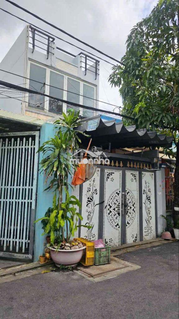 Nhà 2 mặt tiền đường nhựa xe hơi - 03 tầng 4x24m - 2