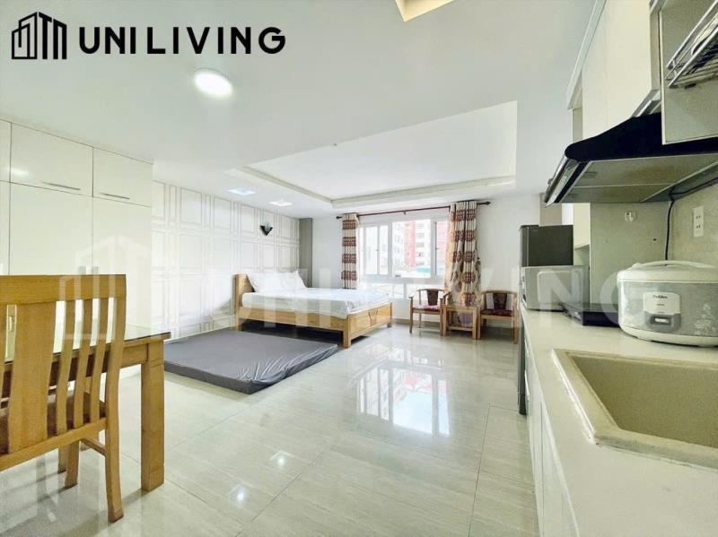 Căn hộ 40m² – cửa sổ lớn view siêu thoáng – full nội thất – gần ngã tư hàng xanh