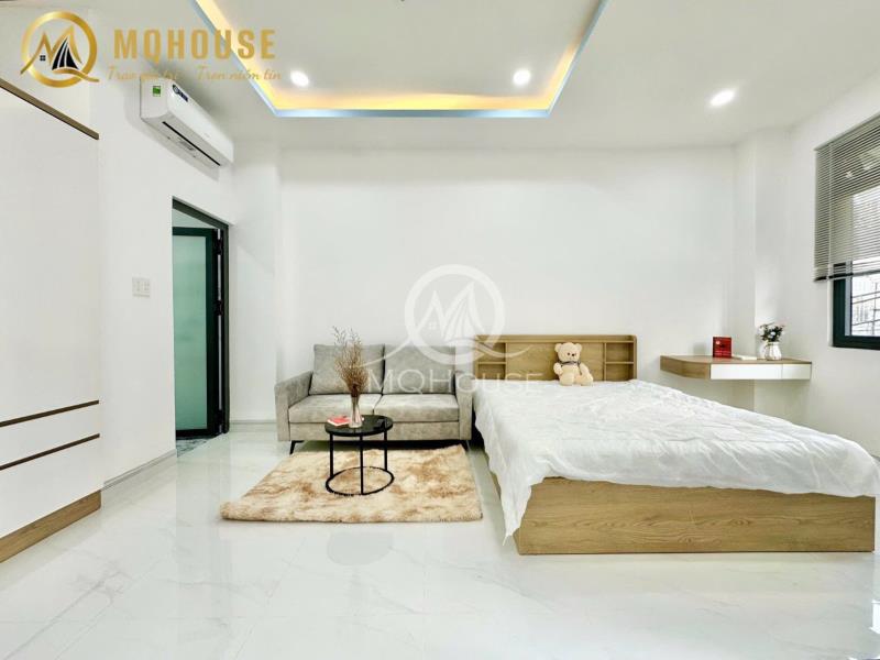 Cho thuê căn hộ dịch vụ 1phong ngủ gần sân bay tsn, gần cv hoàng văn thụ - Ảnh 2