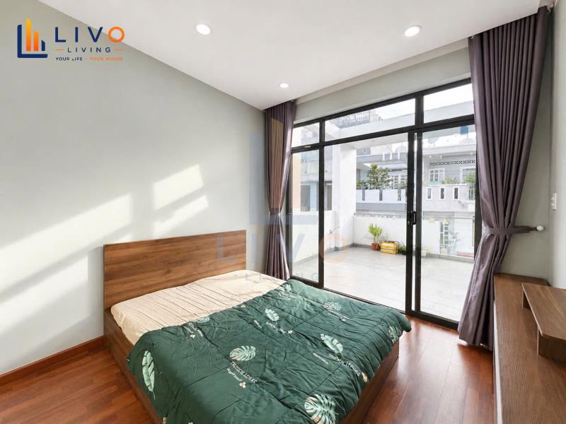 Cho thuê căn hộ ban công siêu to, tách bếp riêng đường nơ trang long, bình thạnh gần chợ bà chiểu, tiện đi q1