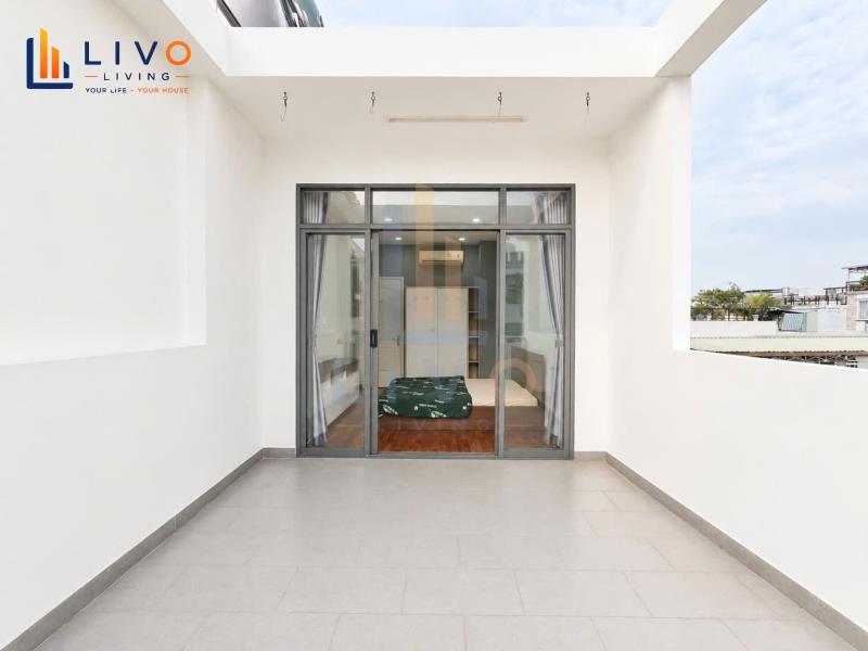 Cho thuê căn hộ ban công siêu to, tách bếp riêng đường nơ trang long, bình thạnh gần chợ bà chiểu, tiện đi q1 - Ảnh 2