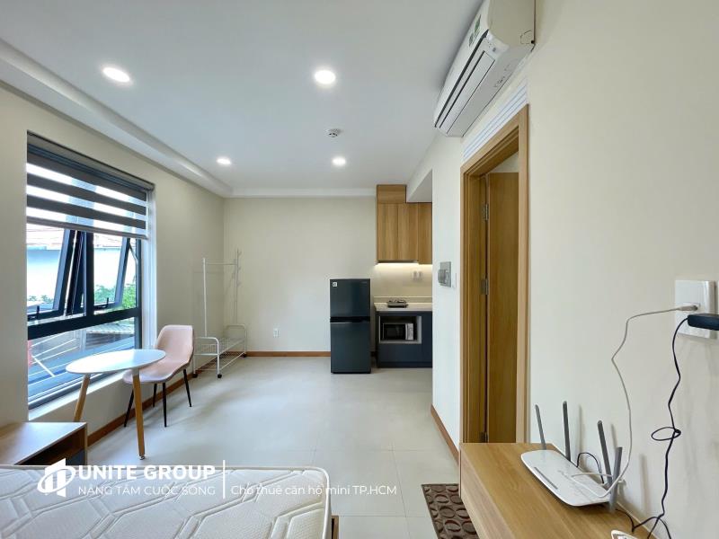 Cho thuê căn hộ ở bình thạnh, full nội thất, phòng mới, thoáng mát, rộng rãi, gần nơ trang long, phan đăng lưu