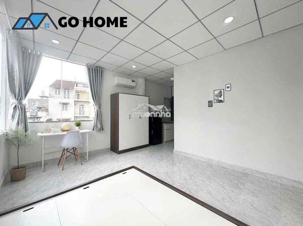 Studio cửa sổ view kính full nội thất siêu thoáng ngay dương quảng ham - 3
